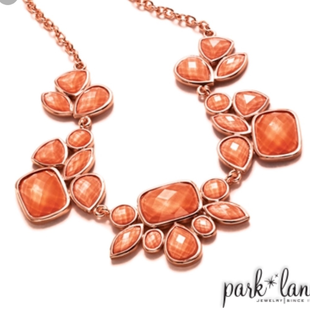 Highlight Park Lane, rose gold Statement Necklace - Picture 1 of 2